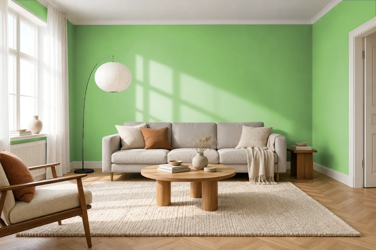Краска Tikkurila TVT K381 — гостиная в скандинавском стиле
