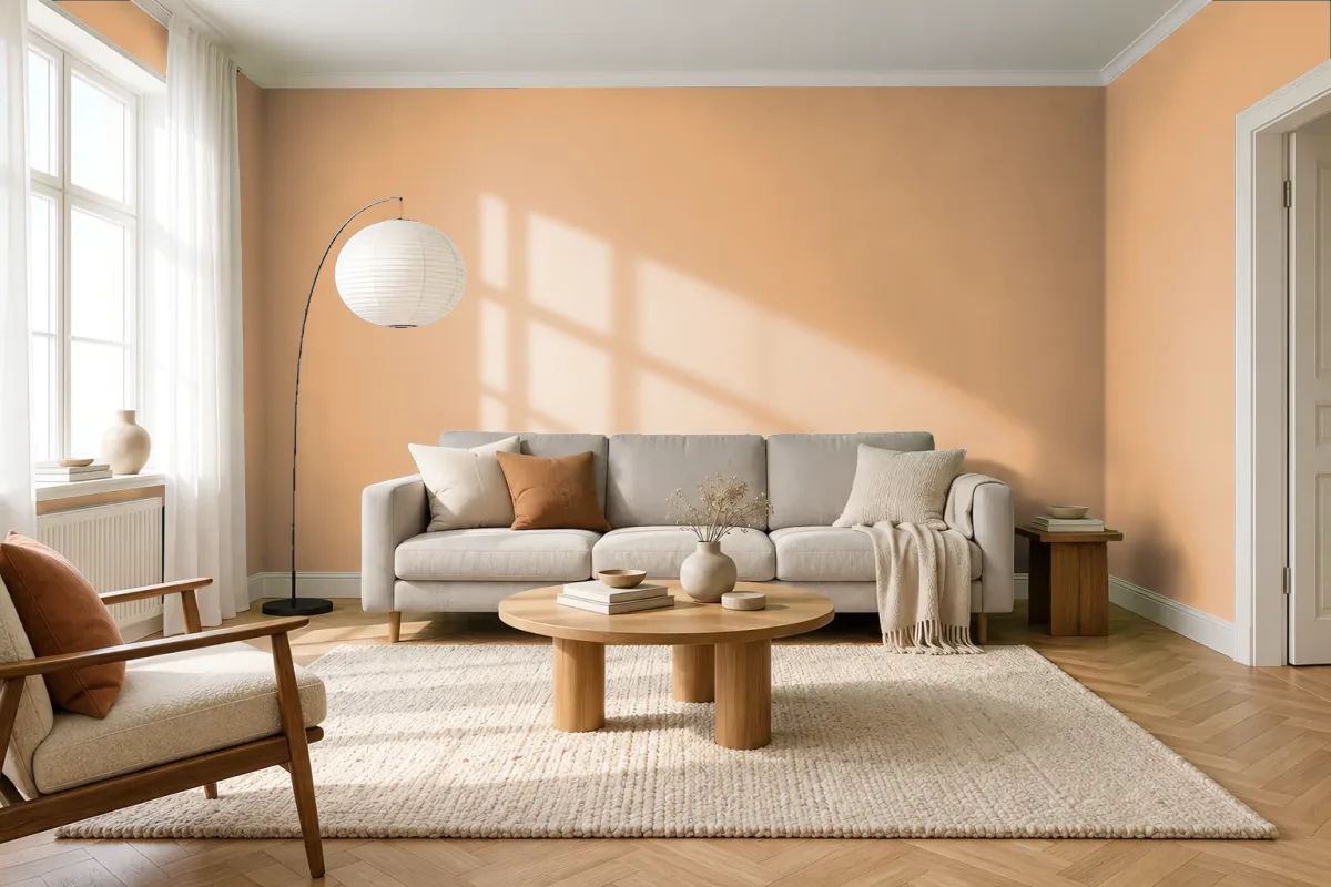 Краска Tikkurila TVT V402 — гостиная в скандинавском стиле