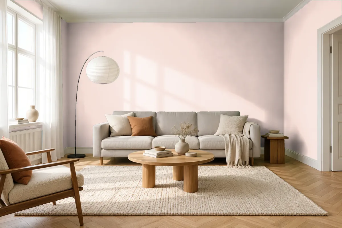 Краска Swiss Lake SL-1302 Antic White — гостиная в скандинавском стиле