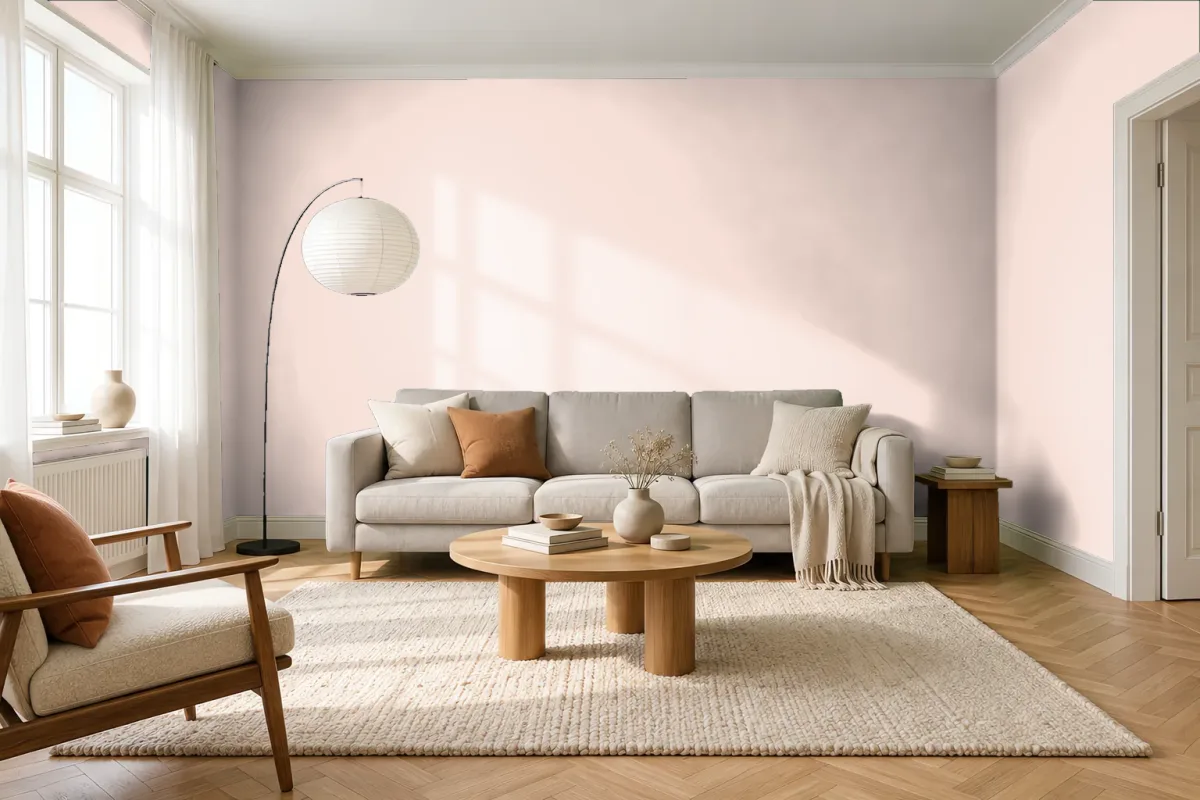 Краска Swiss Lake SL-1561 Rose Reflection — гостиная в скандинавском стиле