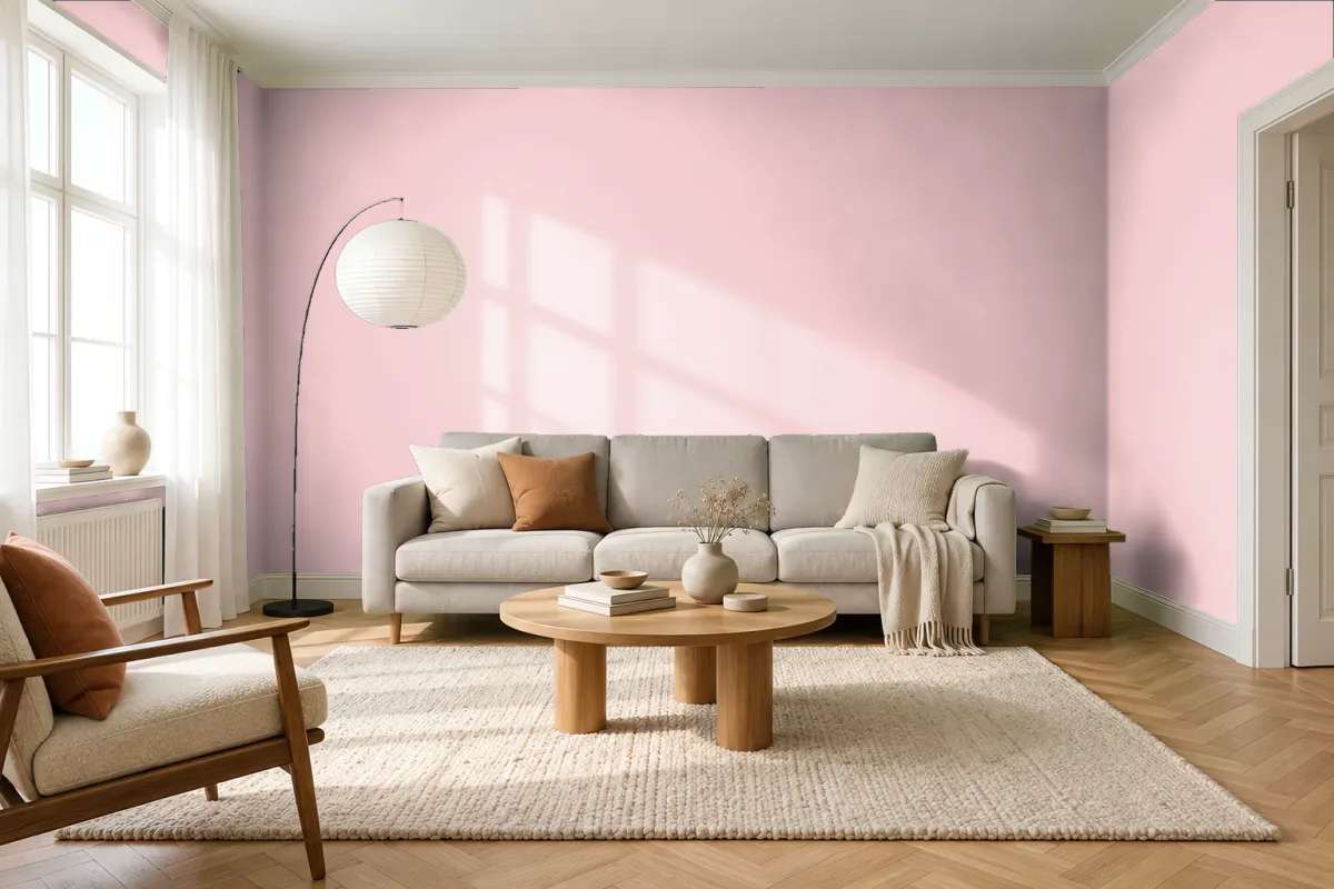 Краска Swiss Lake SL-1314 Lavender Smoke — гостиная в скандинавском стиле