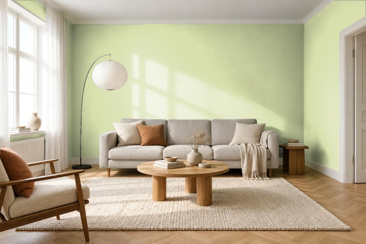 Краска Swiss Lake SL-2596 Daydream — гостиная в скандинавском стиле