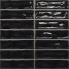 Настенная Absolut Keramika Плитка Sticks Black 20х20