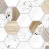 Настенная Alma Ceramica Плитка TWU09BLB014 Bilbao рельефная 249х500*8,5 — фото 3