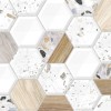 Настенная Alma Ceramica Плитка TWU09BLB014 Bilbao рельефная 249х500*8,5 — фото 5