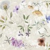 Настенная Iwa Плитка APE Ceramica A044519 Haru White Rect 30х90 под камень / с цветами