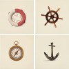 APE Ceramica Lord декор Marine Mix Marfil 20x20