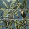APE Ceramica Silk Декор APE Set (3) Abc Toucan Blue 40х120