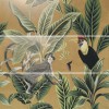 APE Ceramica Silk Декор APE Set (3) Abc Toucan Ocre 40х120
