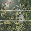 APE Ceramica Silk Декор APE Set (3) Def Toucan Green 40х120