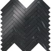 Керамическая Atlas Concorde Marvel Stone Nero Marquina Herringbone Wall 30x30,5 — фото 2