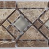 Avalon Бордюры из камня и стекла Бордюр из мрамора 75*250 Light Emperador L5