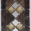 Avalon Бордюры из камня и стекла Бордюр из мрамора 85*250 Emperador Dark L-3