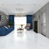 Полированный Basconi Home Керамогранит BHW-0040 White Marble Soft Polished (Gold) 600х1200x8 — фото 5