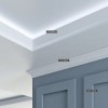 Плинтусы потолочные Bello Deco Карнизы потолочные Карниз потолочный К12 60-40 4x200 — фото 3