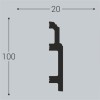 Плинтусы напольные Bello Deco Плинтус напольный П10 100-20 2x200 — фото 2