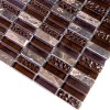 Миксы Bonaparte Мозаика стеклянная с камнем Super Line (brown) 8*15*48 лист 300*300 мм — фото 2