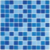 Bonaparte Мозаика стеклянная Blue wave-2 4*25*25 лист 300*300 мм — фото 4