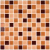 Bonaparte Мозаика стеклянная Coffee Mix 4*25*25 лист 300*300 мм — фото 4