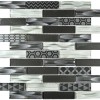 Керамическая Bonaparte Мозаика стеклянная Optima Grey 30x30 — фото 4