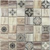 Керамическая Bonaparte Мозаика стеклянная Rabat Beige 30x30 — фото 4