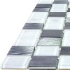 Керамическая Bonaparte Мозаика стеклянная Titan Silver 31x31 — фото 3