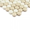Керамическая Bonaparte Мозаика стеклянная Pixel cream 31,5x31,5 — фото 2