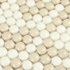 Керамическая Bonaparte Мозаика стеклянная Pixel cream 31,5x31,5 — фото 3