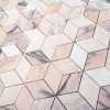 Leedo (Caramelle) Pietrine 7 мм Каменная мозаика Rosa Salmone POL diamond 96x55x7 — фото 2