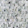 Каменная Leedo (Caramelle) Pietrine 7 мм Шестиугольная мозаика Onice Verde oliva POL long hex 38x86x7 — фото 2