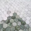 Каменная Leedo (Caramelle) Pietrine Hexagonal Dolomiti bianco POL hex 23x40x7 — фото 2
