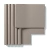 Декор Cedit  Керамогранит 760370 Rilievi 03 Tortora 50mm 36х36