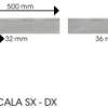 Спецэлементы Спецэлемент Cerdomus 72832 Baita Battiscala Dx Tortora (set 2pz) 4.8х50 — фото 2
