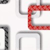 Декор Cerrol  Bianco-Negro Modern Red 30x60