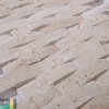 Каменная Chakmaks 3D Fusion Stone Бесшовная 3D мозаика из травертина ANCIENT WALL CL 1х2х8 см — фото 3