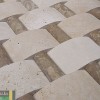 Каменная Chakmaks 3D Fusion Stone Бесшовная 3D мозаика из травертина WEAVES LIGHT 1х2х5 см — фото 3