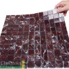 Мраморная Chakmaks Anatolian Stone 23x23 Мозаика из мрамора (23х23*10 мм) ROSSO LEVANTO — фото 2