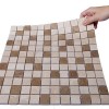 Каменная Chakmaks Anatolian Stone 23x23 Мозаика из травертина (23х23*10 мм) LIGHT NOCE — фото 2