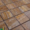 Каменная Chakmaks Anatolian Stone 50x50 Мозаика из травертина (50х50*10 мм) BRONZE — фото 3