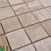 Каменная Chakmaks Anatolian Stone 50x50 Мозаика из травертина (50х50*10 мм) CLASSIC LIGHT — фото 3