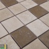 Каменная Chakmaks Anatolian Stone 50x50 Мозаика из травертина (50х50*10 мм) LIGHT NOCE — фото 3