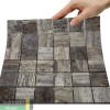 Каменная Chakmaks Anatolian Stone 50x50 Мозаика из травертина (50х50*10 мм) SILVER — фото 2