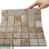 Каменная Chakmaks Anatolian Stone 50x50 Мозаика из травертина (50х50*10 мм) WALNUT — фото 2