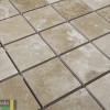 Каменная Chakmaks Anatolian Stone 50x50 Мозаика из травертина (50х50*10 мм) WALNUT — фото 3
