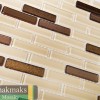 Chakmaks Krista 15*62*4 Flora стеклянная мозаика — фото 3