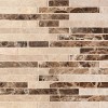 Каменная Colori Viva Emperador Strips Mix.Polished Light Emperador+Dark Emperador 30.5х30.5