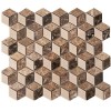 Каменная Colori Viva Emperador Mos. Cubic Polished Mix 30.5x30.5