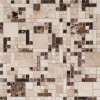 Каменная Colori Viva Natural Mix Mos.Mix.Polished Spainish (разноформатная) Crema Marfil/Dark Emperador/Light Emperador 30.5х30.5