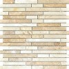Каменная Colori Viva Natural Mix Strips Mix.Polished Light Emperador+Crema Marfil 30.5х30.5