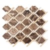 Каменная Colori Viva Natural Stone Mos.Victorian Polished Dark Emperador+ Crema Marfil 30.5х30.5